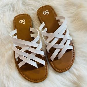 SO braided slip on thong sandals 🤍